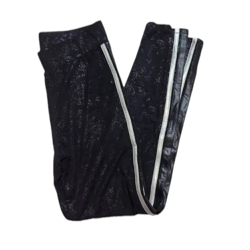 Ella Moss Girl Metallic Rib Leggings Casual Pants Size 12